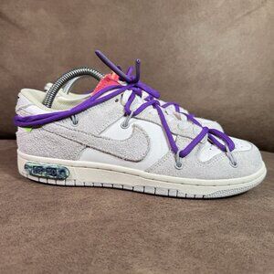Off-White x Nike Dunk Low ‘Lot 15 of 50’ woman Sneakers DJ0950-101 Size US6.5